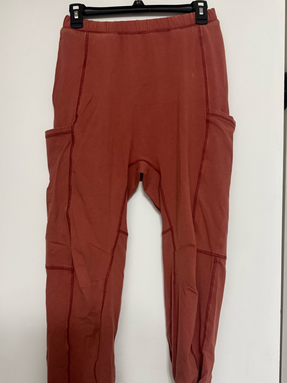 Free People Big Shot Harem Rust-Red Cargo Pants